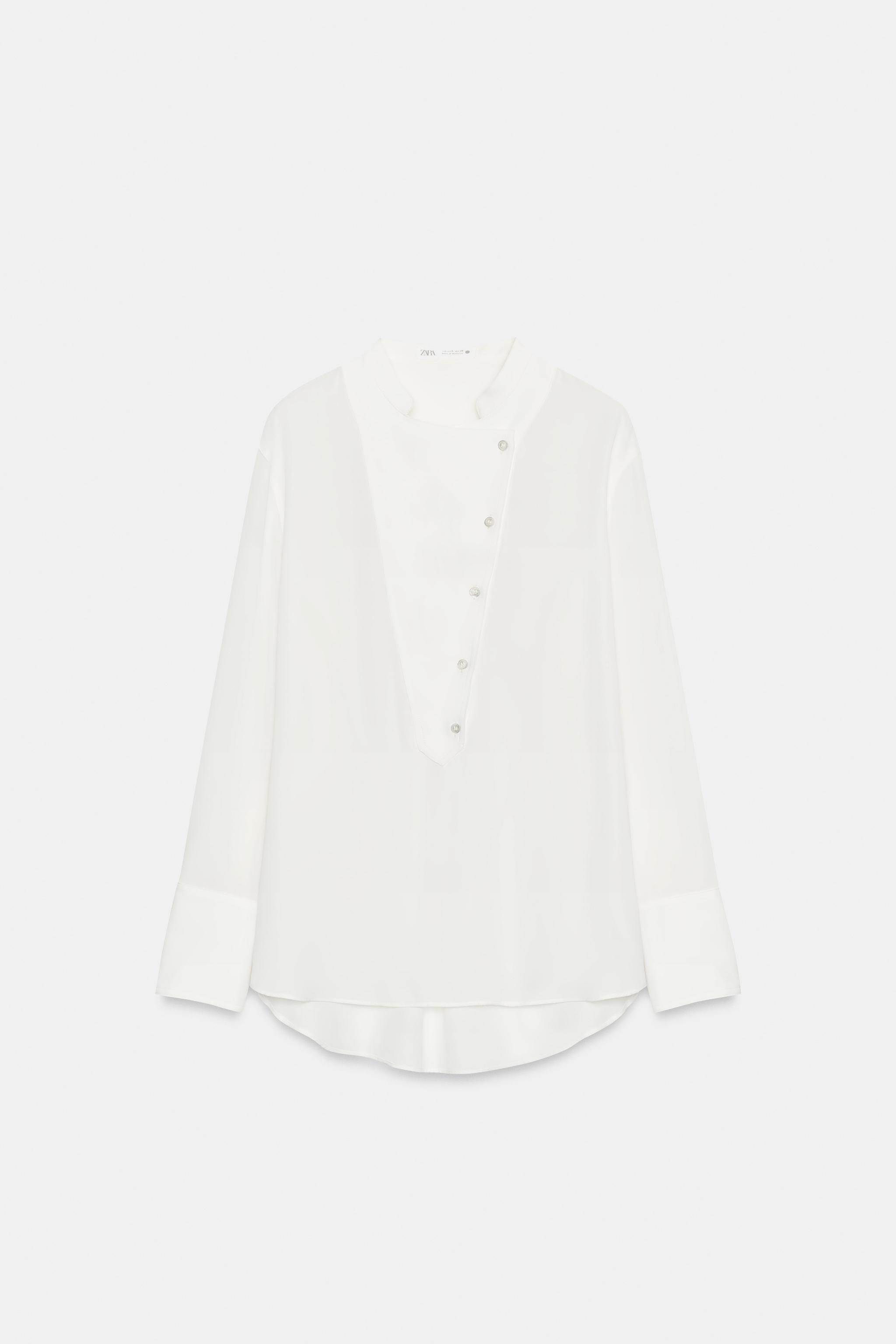 FLOWY BIB ZW COLLECTION SHIRT